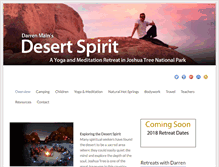 Tablet Screenshot of desertspiritretreat.com